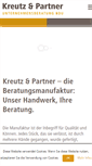 Mobile Screenshot of kreutz-partner.de